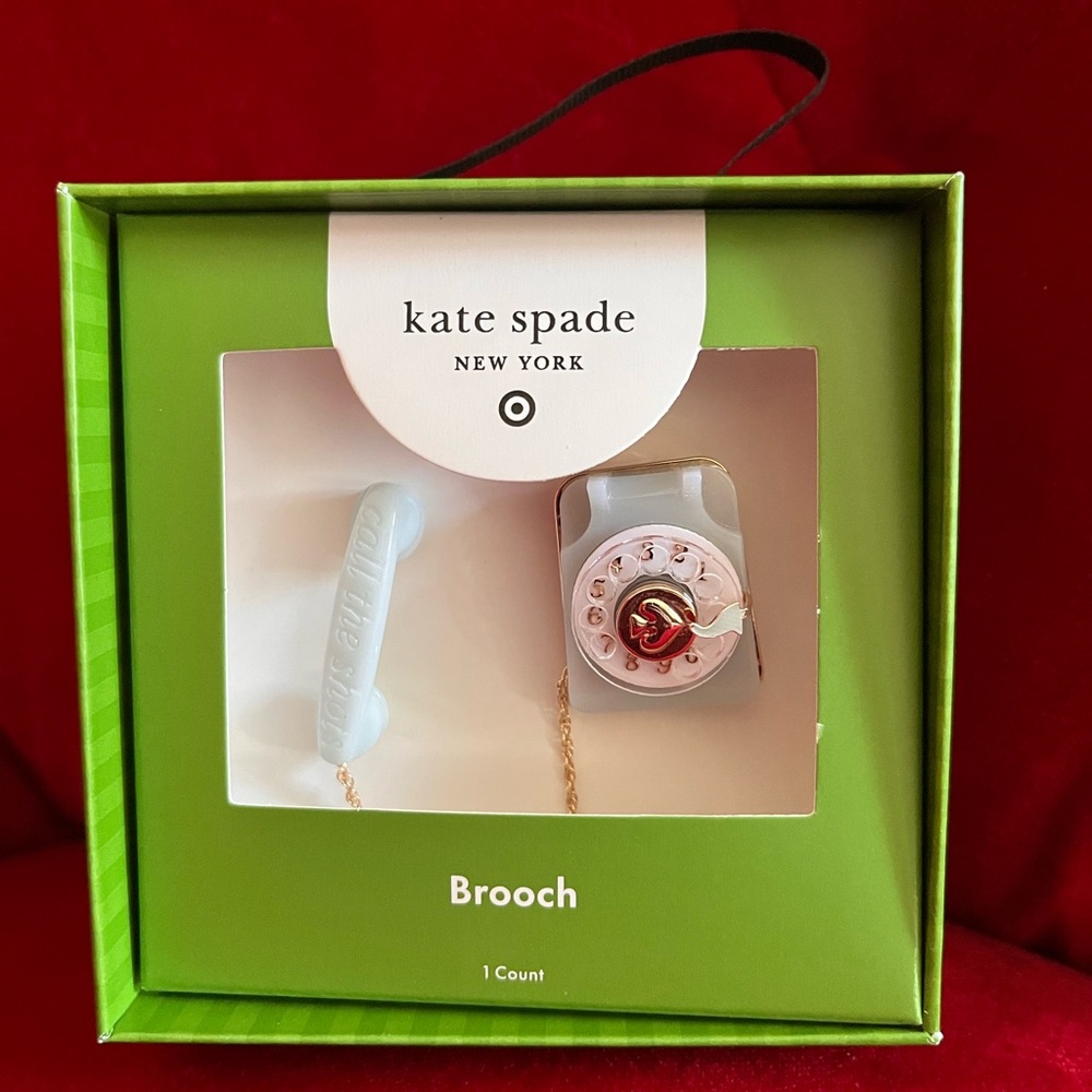 Kate Spade New York x Target Limited Telephone Brooch - New in Box